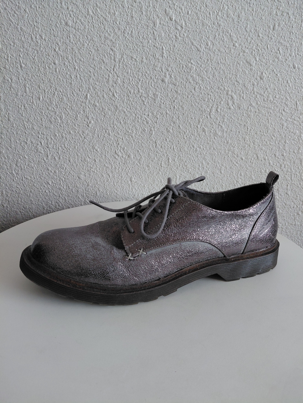 Silver Sparkle Coolway Shoes Oxford Derby 